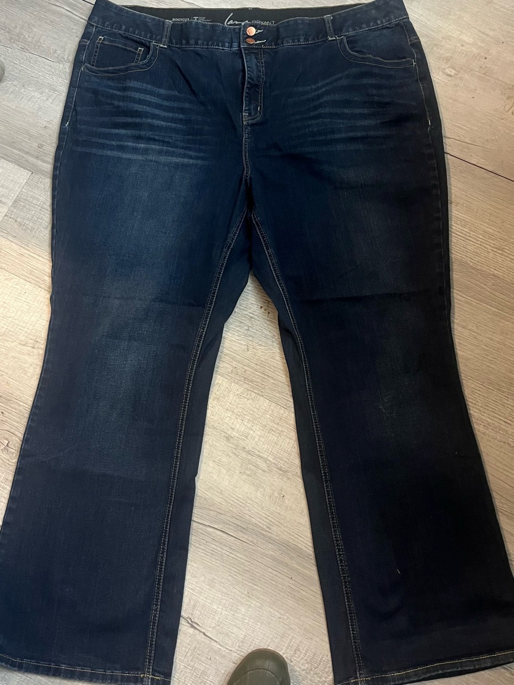 Plus Lane Bryant Dark Indigo Bootcut Jeans